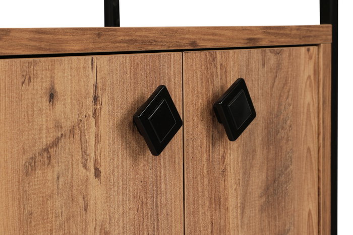 Hanah Home Tervel - Pine Estantería Industrial